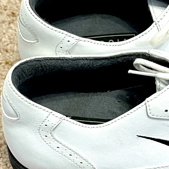 LNWOB NIKE CLEAT GOLF SHOES WHITE MEN 9M - Picture 7 of 10